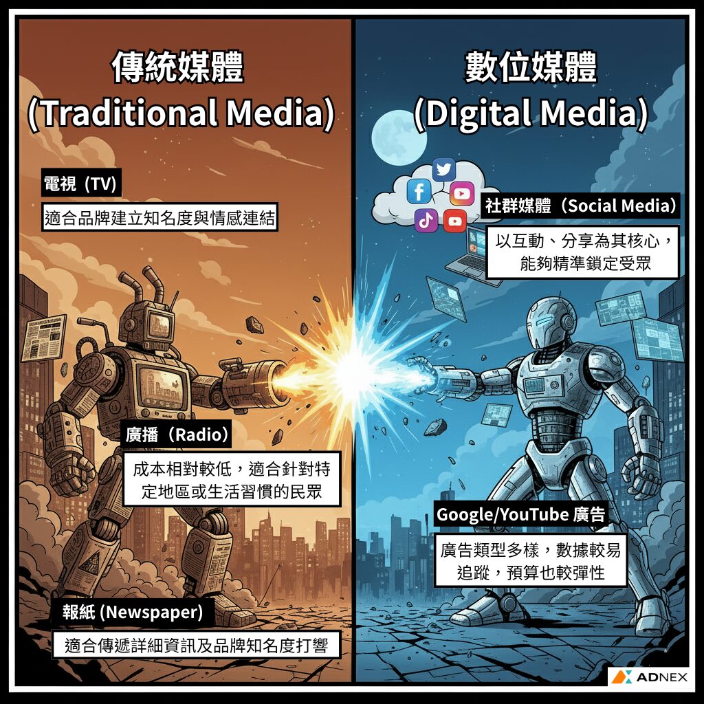 常見的媒體類型