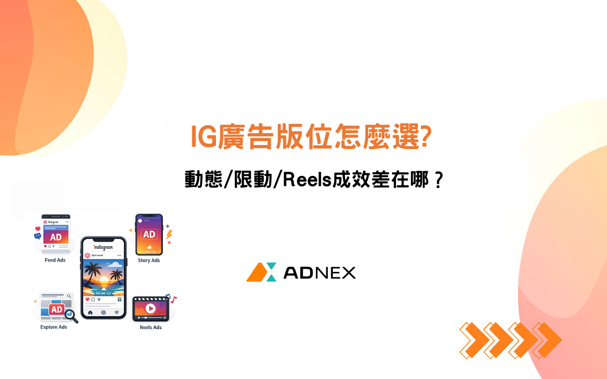 IG廣告版位怎麼選?動態/限動/Reels成效差在哪?